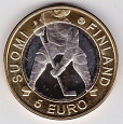 Финляндия, 2012, ЧМ Хоккей, 5 Евро-миниатюра